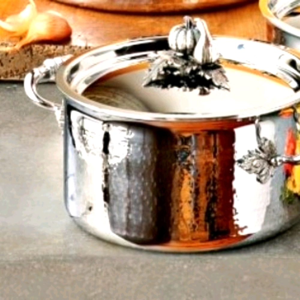 Ruffoni Opus Prima Hammered Stainless-Steel Soup
